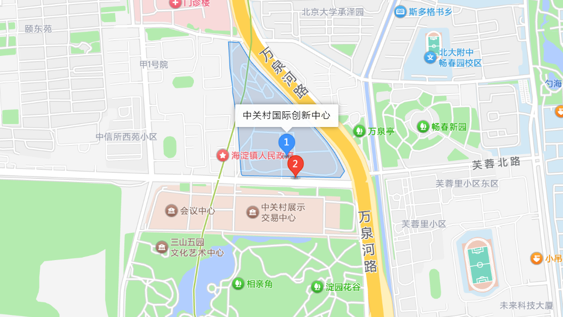 中关村国际创新中心附近地图